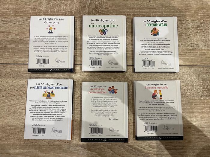 Lot petits livres 50 règles d’or - photo numéro 2