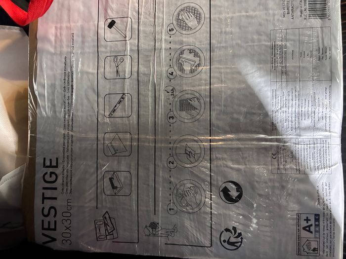 🖤 Mosaïque Vestige - Grès Cérame Effet Pierre Noir (30 x 30 cm) - photo numéro 7