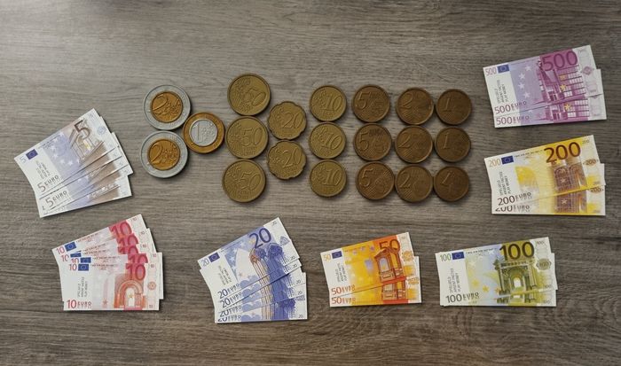 Lot fausse monnaie apprentissage
