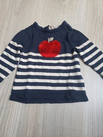 Beau pull Orchestra 3mois