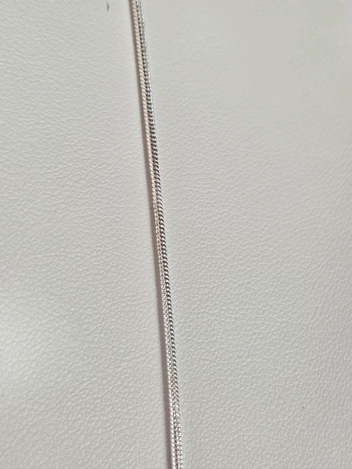 Collier maille serpent ronde 1mm 65cm - photo numéro 4