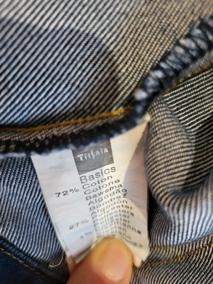 Veste jean bleue marine - photo numéro 4