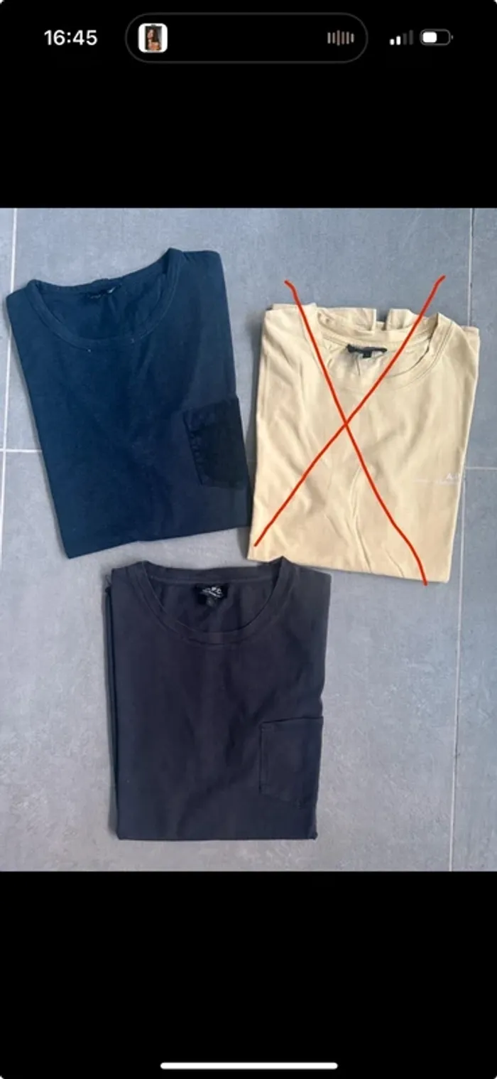 Lot de 2 teeshirts A.P.C taille L