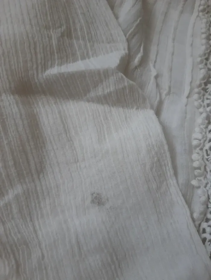 Blouse blanche manches longues Monoprix 10 ans - photo numéro 5