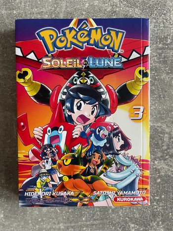 Manga Pokémon soleil et lune tome 3 en français.