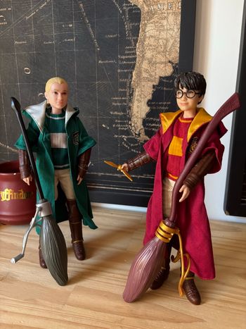 Malfoy et Harry Potter quidditch