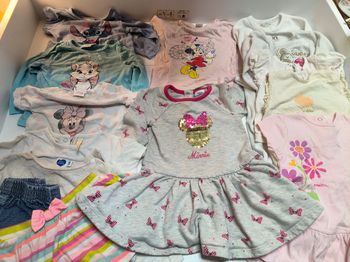 Lot de 14 vêtements bébé fille 12 mois Disney