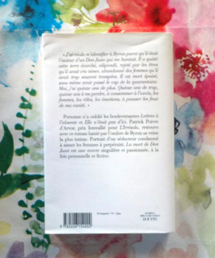 La mort de Don Juan de Patrick Poivre d'Arvor Ed. Albin Michel - photo numéro 3