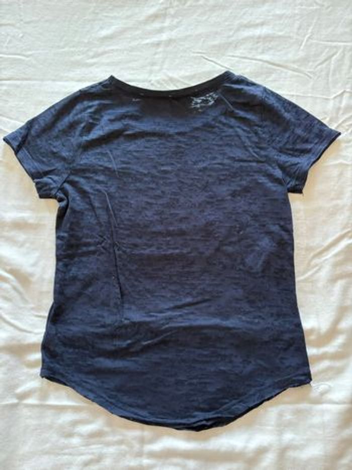 T-shirt bleu marine pour fille - photo numéro 2