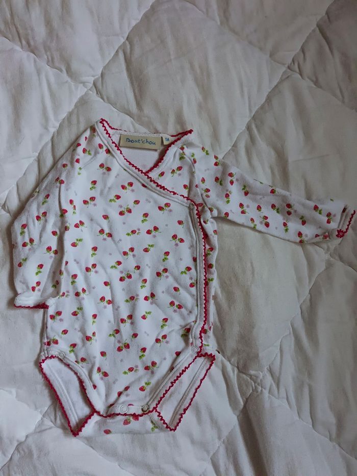 Lot bodies un mois/56 cm - photo numéro 8