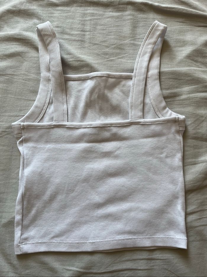 Top / débardeur blanc - photo numéro 2