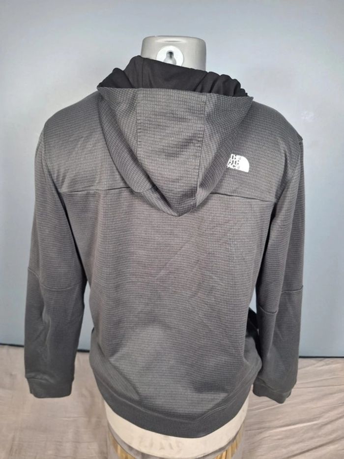 Sweat The North Face homme M polaire gris capuche outdoor  (545) - photo numéro 6