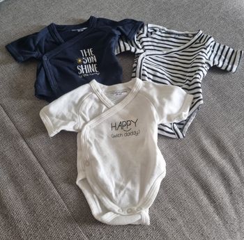 Lot 3 bodys Verbaudet neufs