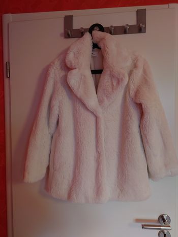 Veste duveteuse fausse fourrure H&M 12 ans