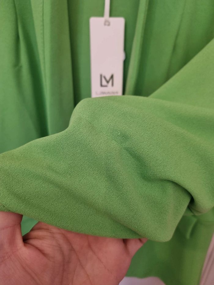 Veste vert granny neuf mais avec mini défaut - photo numéro 6