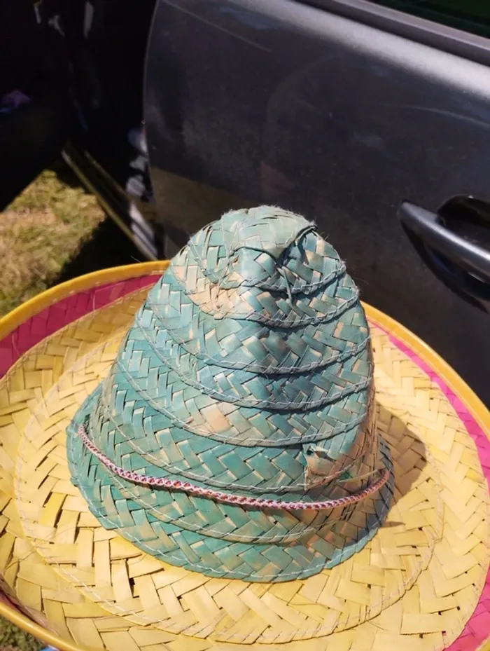 Chapeau de paille 16.5 cm - photo numéro 3