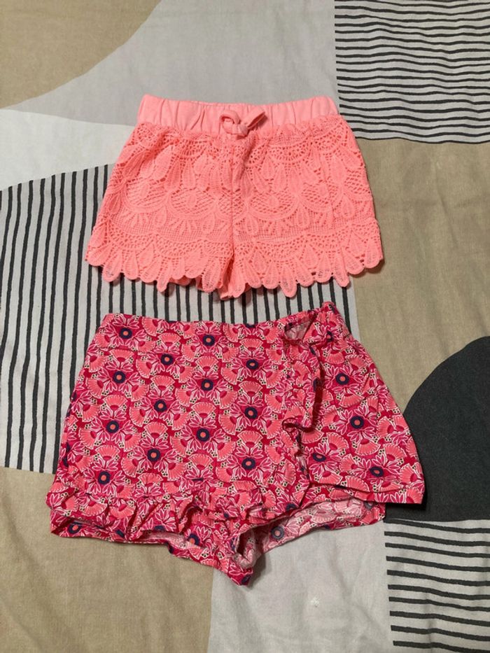 2 short bébé fille