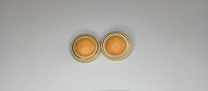 Clips d'oreilles orange - photo numéro 2