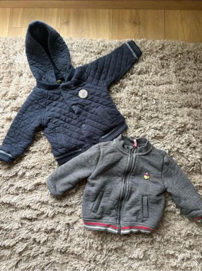 Lot 2 vestes bébé