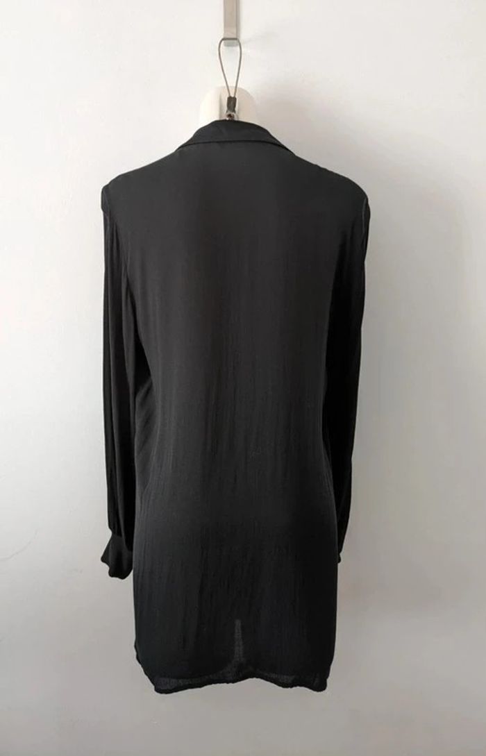 Chemisier blouse fluide noire - Cop Copine - taille 42 - photo numéro 4