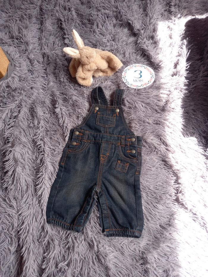 Salopette en jeans garçon 3 mois