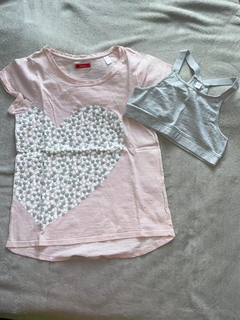 Tee-shirt + brassière