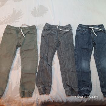 Lot pantalons doublés 6 ans