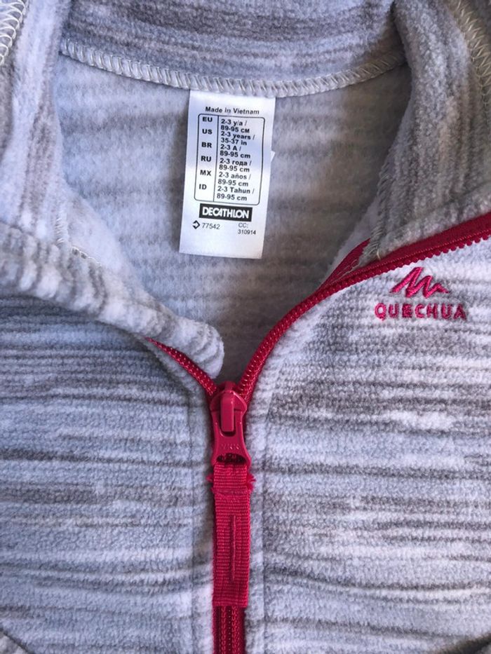 Polaire douce et chaude Decathlon T-2/3 ans - photo numéro 2