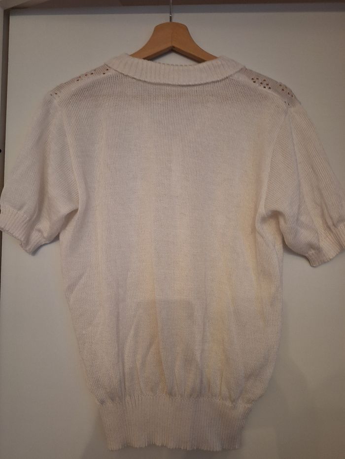 Pull leger crème - photo numéro 3