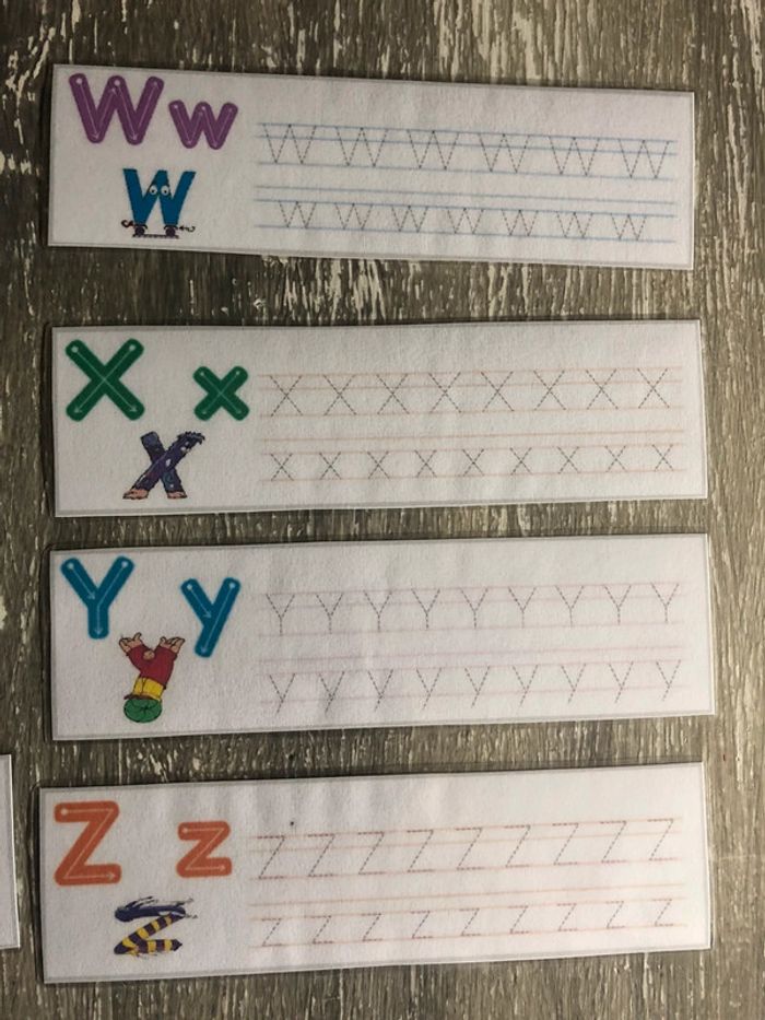 Traçage de l’alphabet - photo numéro 7