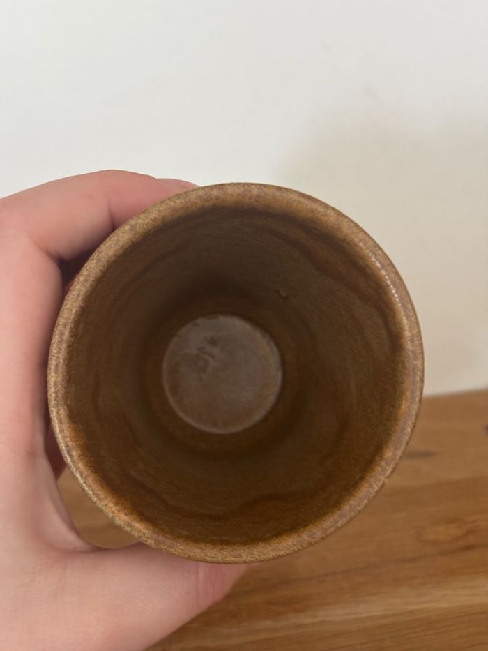 Vintage lot de 4 gobelets en grès - photo numéro 5