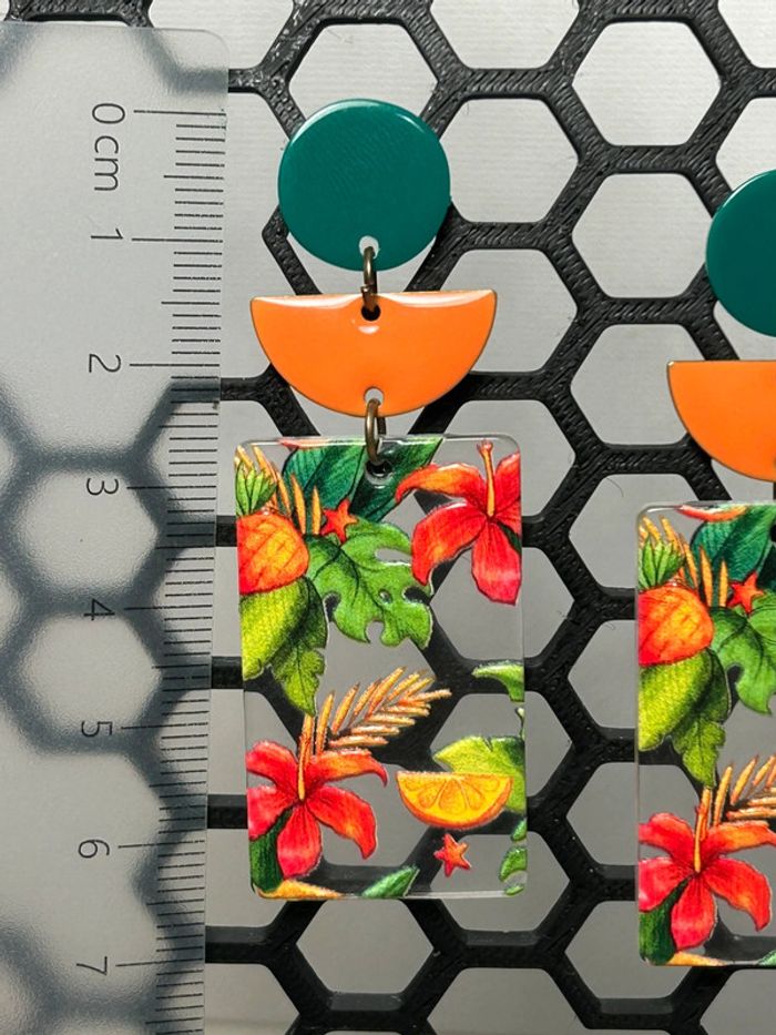 Boucles d’oreilles estivales - photo numéro 5