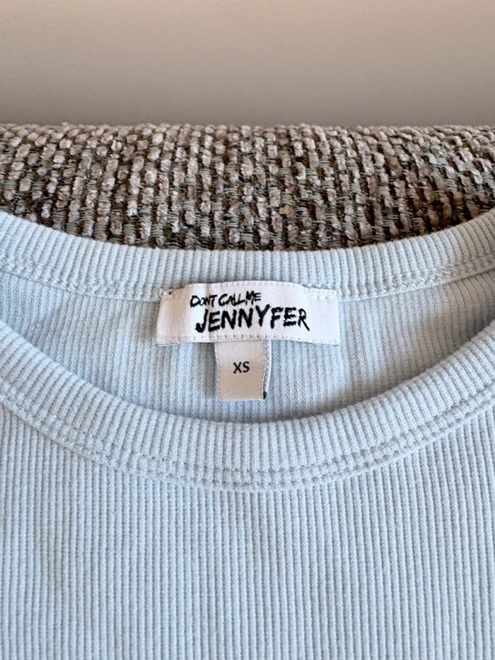 TEE shirt femme Jennyfer bleu - photo numéro 2