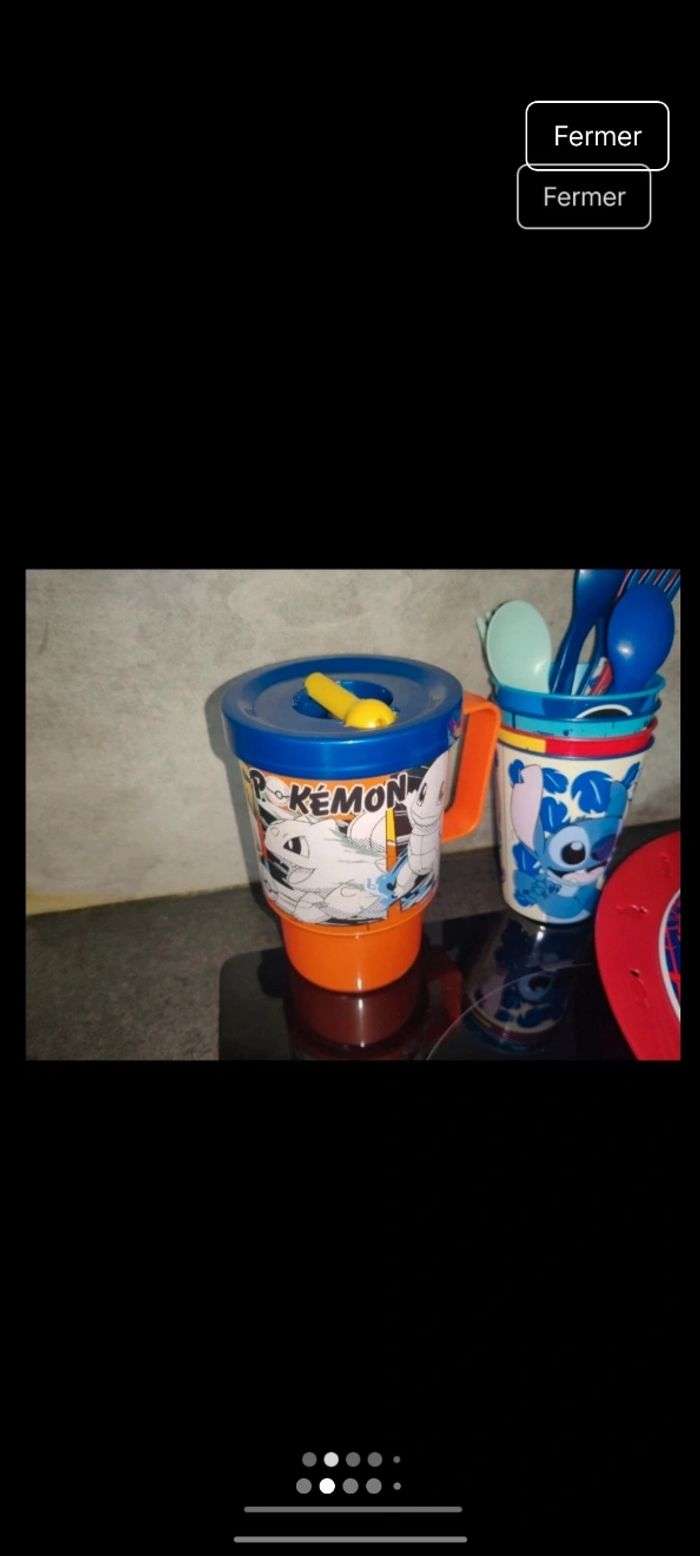 Lot accessoires repas enfant - photo numéro 2