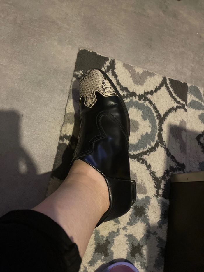Bottines exclusives en cuir, noir - photo numéro 9