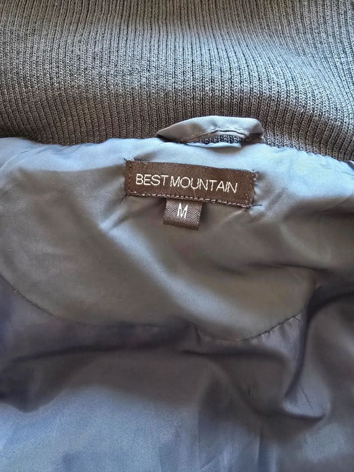 🌟 Doudoune sans manche grisr Best Mountain femme - Taille M 🌟 - photo numéro 3
