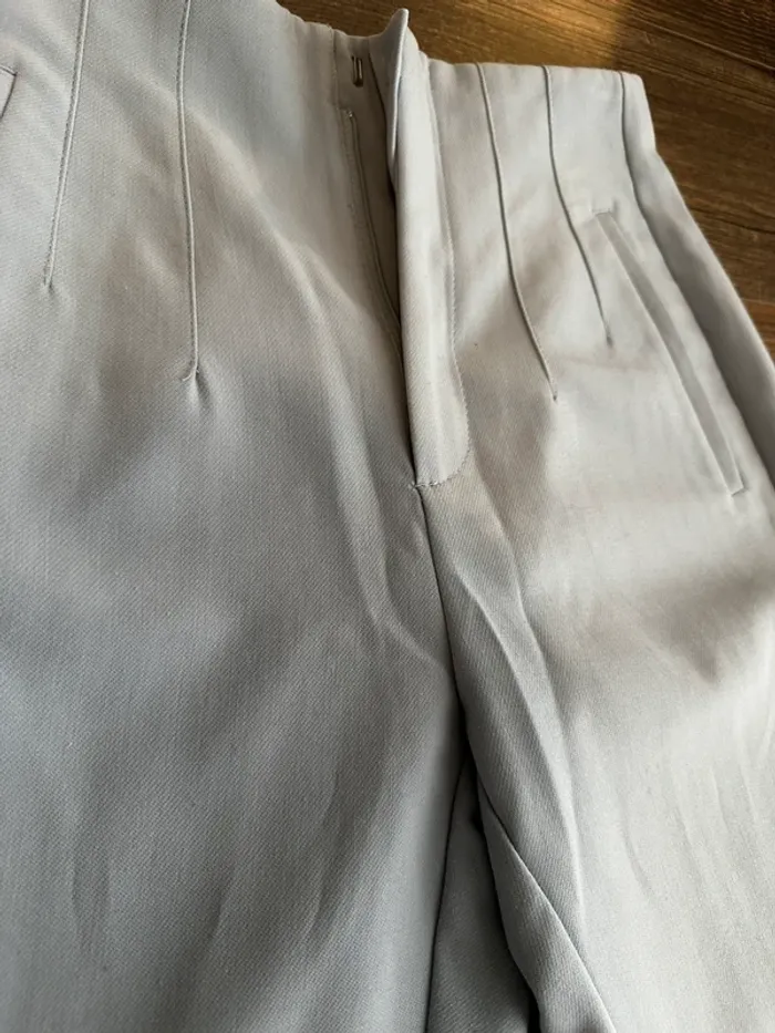 Pantalon tailleur bleu clair Zara - photo numéro 2