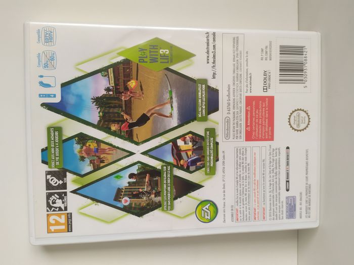 Les Sims 3 Nintendo Wii complet boite notice PAL FR - photo numéro 2