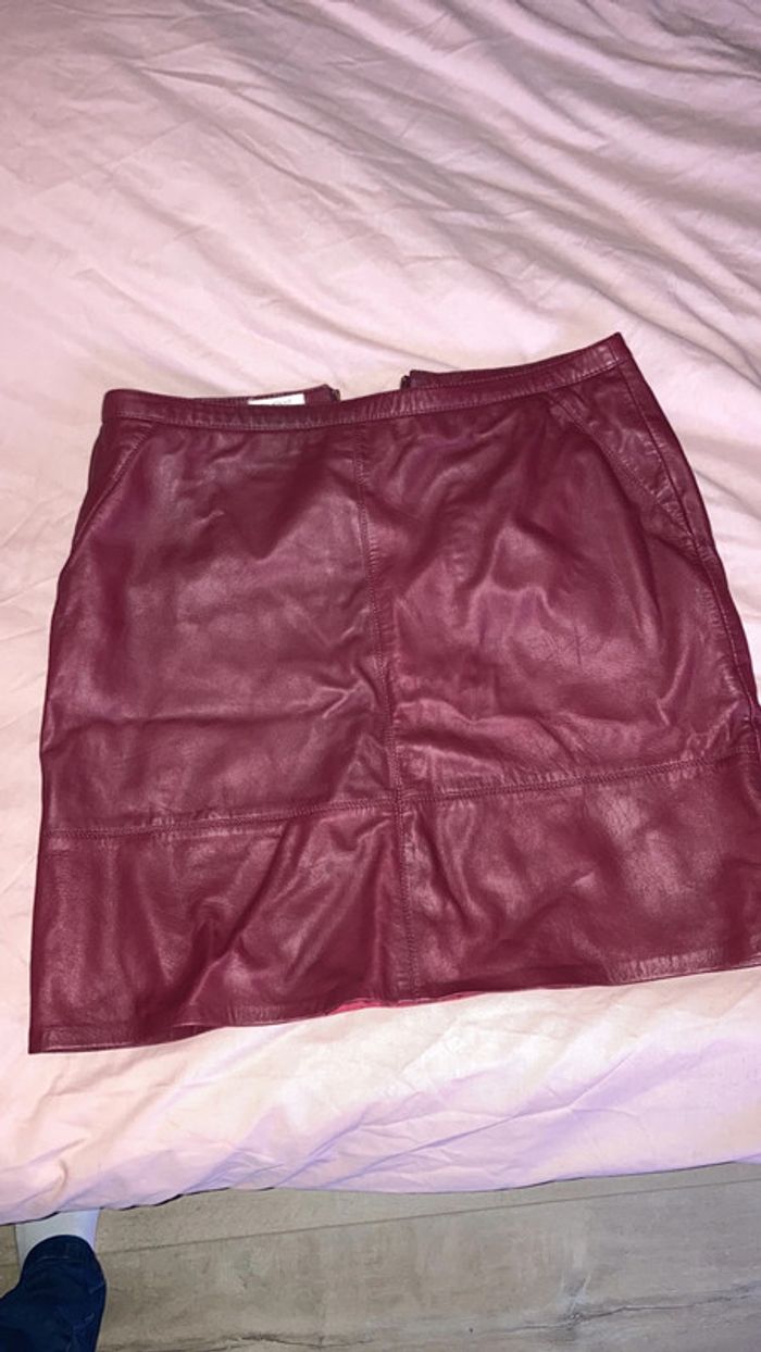 Jupe simili cuir