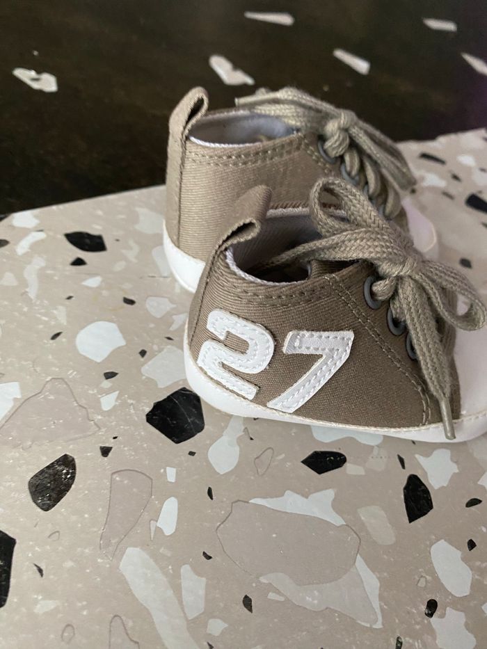 Baskets en toile style converse 0/3mois