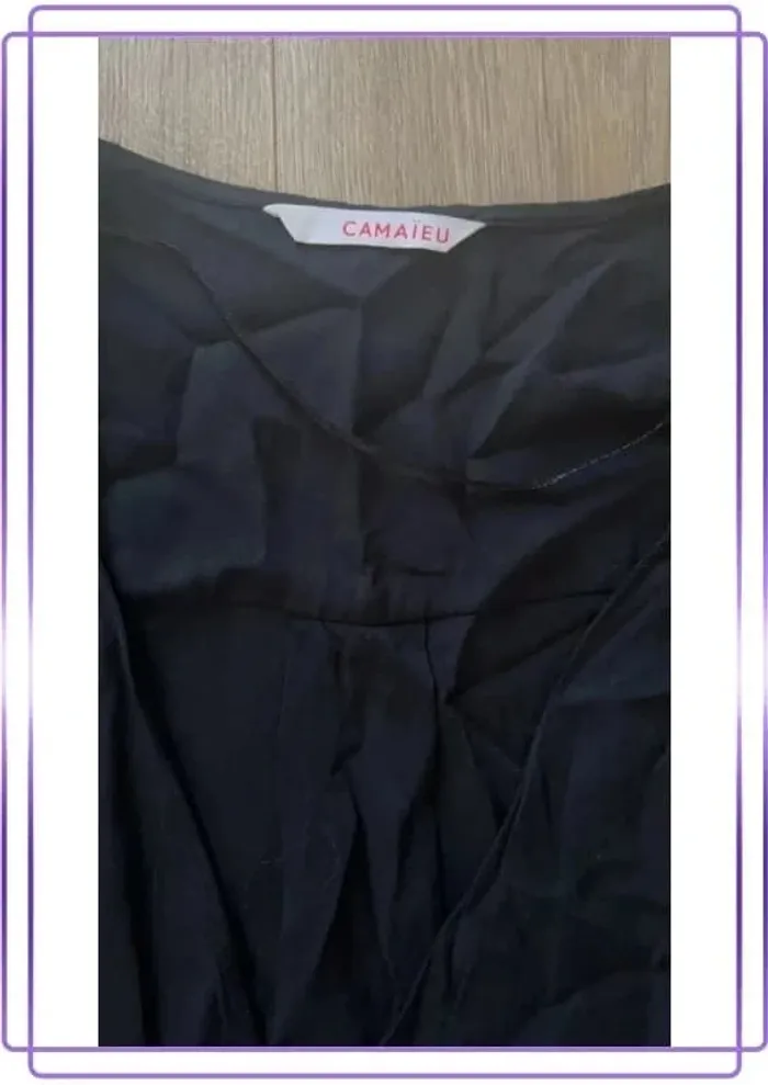 Blouse fine sans manches à boutons - photo numéro 3