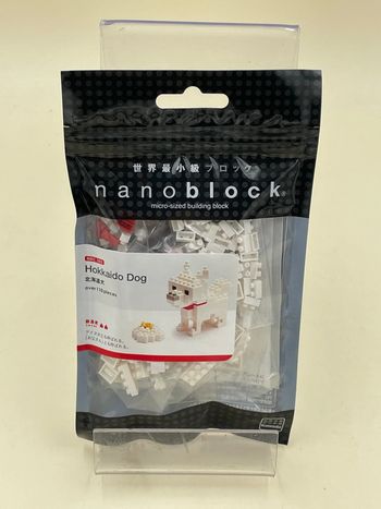 Nano Block Hokkaido Dog 110 pièces Neuf