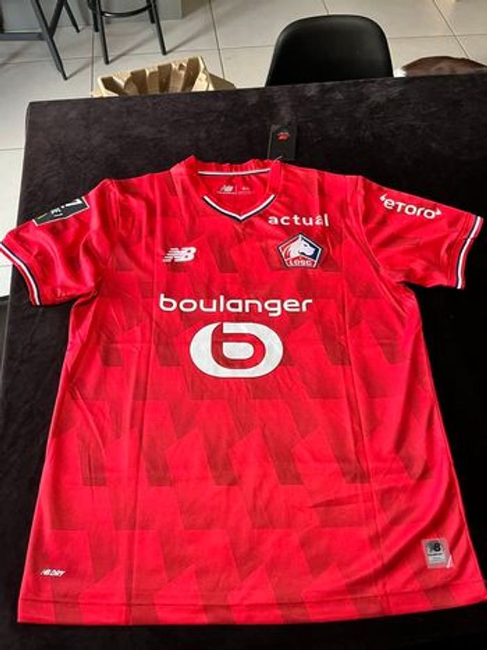Maillot losc rouge floqué Giroud 9 - photo numéro 3