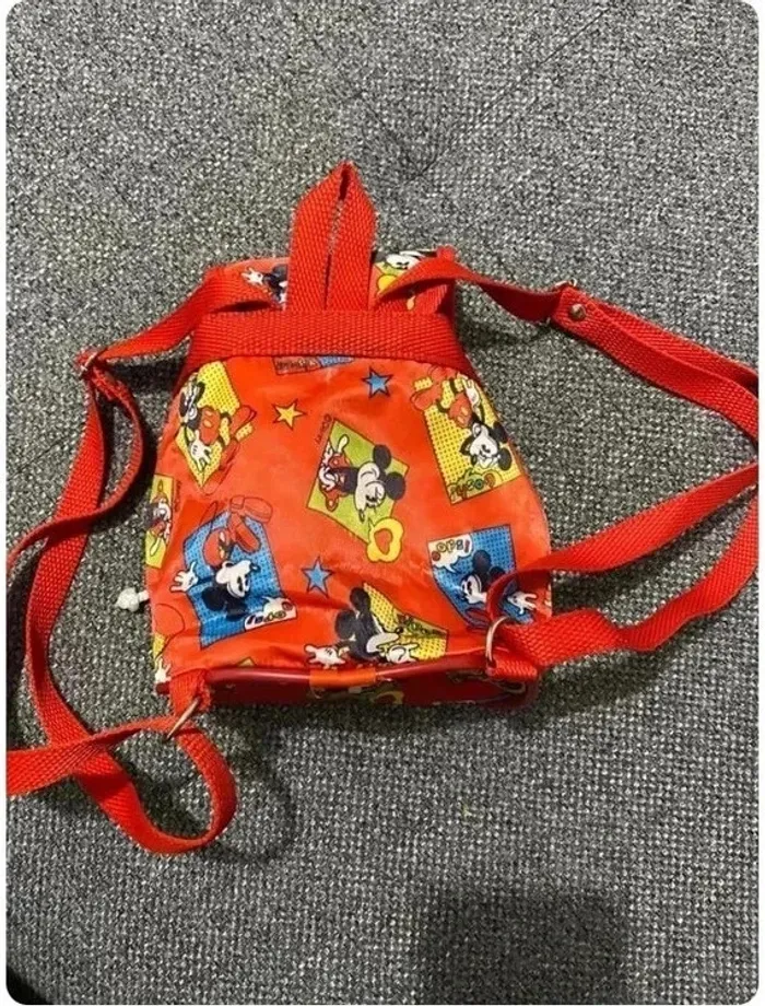petit sac à dos mickey vintage disney - photo numéro 4