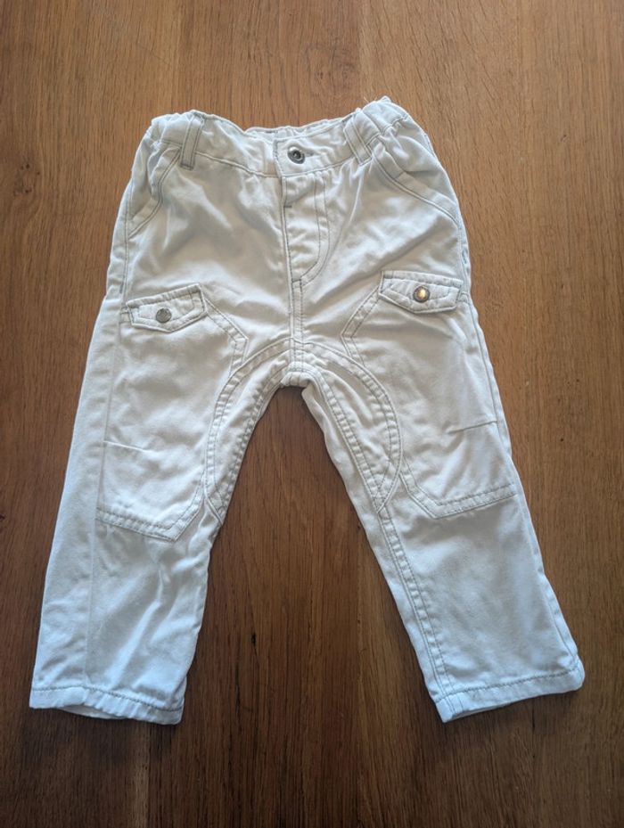 Jean blanc 18 mois garçon