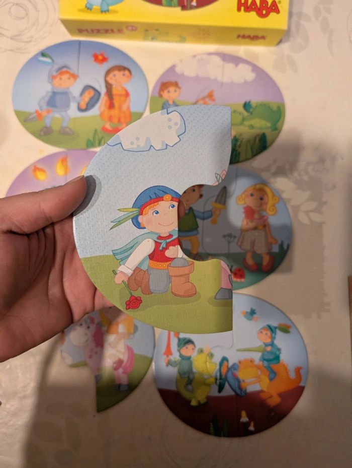 Puzzles chevalier et princesse - photo numéro 3