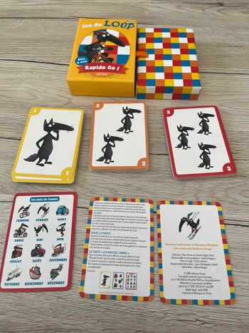 Jeu du Loup d'Auzou (jeu de cartes)