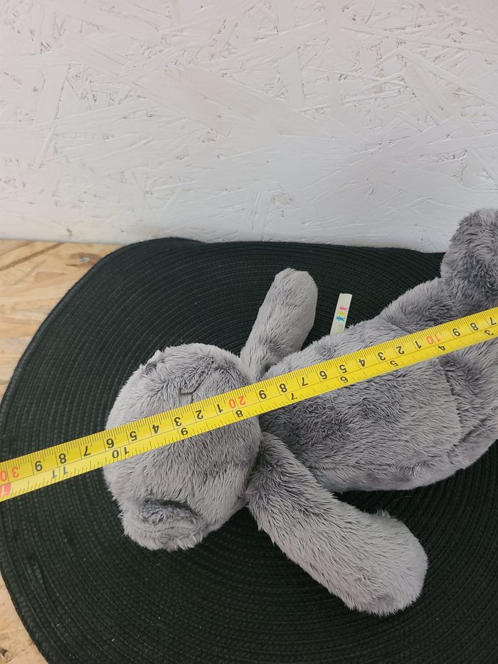 PELUCHE DOUDOU OURS GRIS LES PTITS DOUDOUS MOULIN ROTY - photo numéro 4