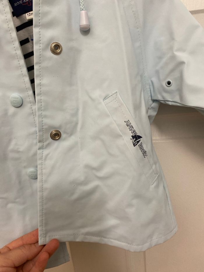 Anorak Ciré Bleu 12M - photo numéro 3
