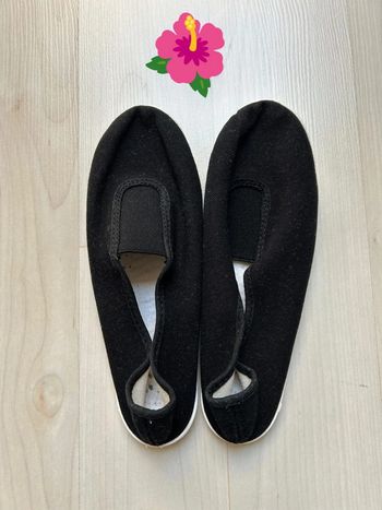 Lot 2 paires de chaussons de danse fille Domyos 34